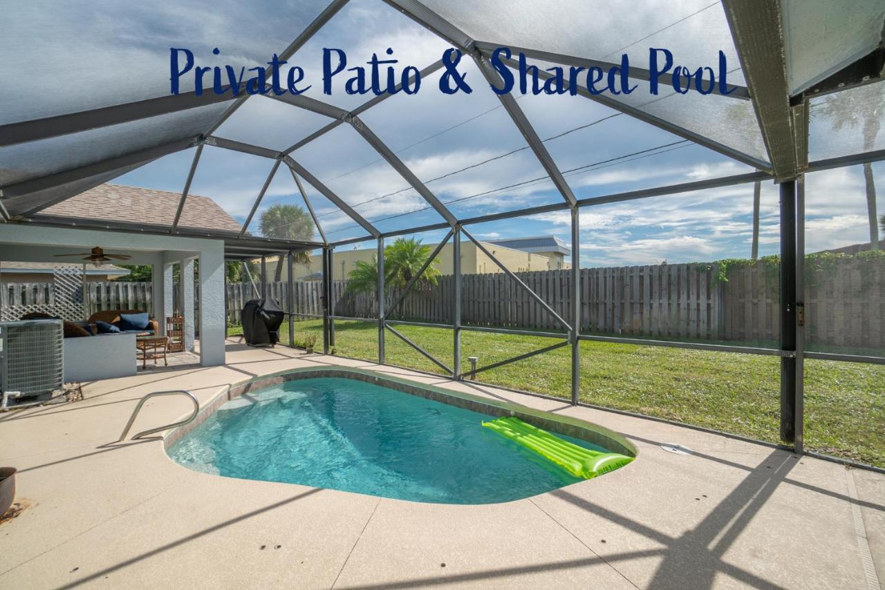 Serene Seaside Retreat - Dog Friendly - 2Br Townhouse With Shared Heated Pool Steps To Paradise Beach! Melbourne Buitenkant foto
